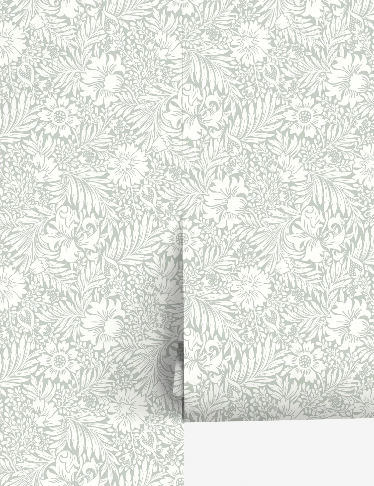 Modern Acanthus Peel + Stick Wallpaper By Erin & Ben Co. 4 Modern Acanthus Peel + Stick Wallpaper By Erin & Ben Co. - Image 4