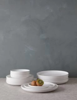 Pacifica Plate Set (18-Pieces) By Casafina (Dinner + Salad + Bread)