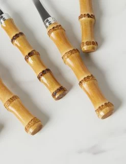 Panda Flatware 5-Piece Set By Sabre 9 Panda Flatware 5-Piece Set By Sabre -Furniture Store PandaFlatwarebySabre Bamboo A0656943 4735 Product