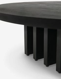 Pentwater Round Coffee Table By Sarah Sherman Samuel -Furniture Store PentwaterCoffeeTable Black 3651 83595335 d387 4fd7 b626 d0a9766432eb