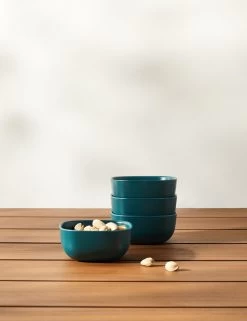 Pia Small Bowl (Set Of 4) By Ekobo 14 Pia Small Bowl (Set Of 4) By Ekobo -Furniture Store PiaSmallBowl BlueAbyss Setof4 3893