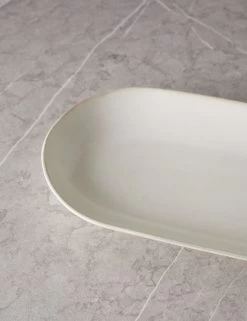 Weilan Large Serving Dish -Furniture Store PionLargeServingDish Gray WhitebyHouseDoctor 12158