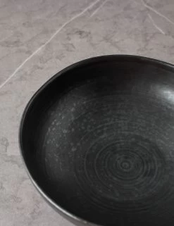 Weilan Low Serving Bowl, Black/Brown -Furniture Store PionLowServingBowl Black BrownbyHouseDoctor 12175