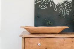 Vintage Dough Bowl -Furniture Store REY821LN9 etuhome Vintage Natural Dough Bowl Large 3