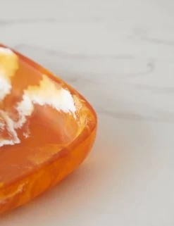 Rectangular Platter By Atlawa -Furniture Store RectangularPlatter 5.9x8.2x1.6 Honey15096