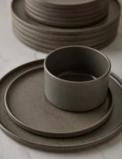 Redonda Dinnerware (18-Piece Set) By Costa Nova -Furniture Store RedondaDinnerware 18 PieceSet byCostaNova Brown L046662120521 SITECROP