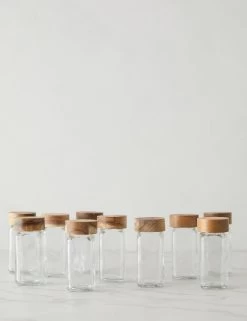 Spice Jars Set Of 10 By NEAT Method -Furniture Store SPICEJARSsetof10 acacia 15211 8ce611c4 0a15 4870 9de9 82c462cc71c2