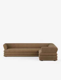 Babs Corner Sectional Sofa By Sarah Sherman Samuel -Furniture Store SSSStackedSectional OliveMiniCorduroy 1