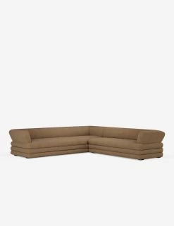 Babs Corner Sectional Sofa By Sarah Sherman Samuel -Furniture Store SSSStackedSectional OliveMiniCorduroy 2