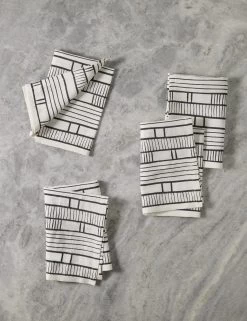 Sector Linen Napkins (Set Of 4) By Hadiya Williams