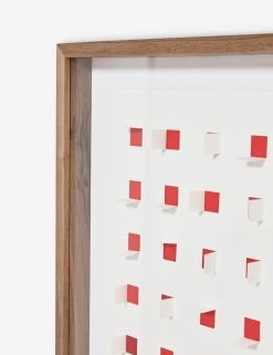 See Through Wall Art -Furniture Store SeeThroughCherryRed 12964