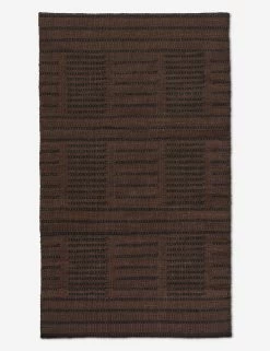Shere Handwoven Indoor / Outdoor Rug By Sarah Sherman Samuel -Furniture Store ShereIndoor OutdoorRug Brown 3 x5 A0657072 Product 0772