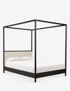 Simonette Canopy Bed 7 Simonette Canopy Bed -Furniture Store SimonetteCanopyBedQueen Black A0656315 0347 Product