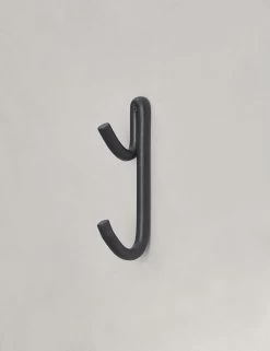 Leggy Long Wall Hook By SIN Ceramics -Furniture Store SinCeramicsLeggyLongWallHook Black 1673 SITECROP
