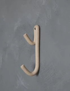 Leggy Long Wall Hook By SIN Ceramics -Furniture Store SinCeramicsLeggyLongWallHook Speckled 1645 SITECROP