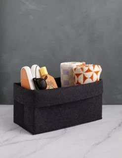 The Flex Bin, Small (Set Of 3) By SortJoy 20 The Flex Bin, Small (Set Of 3) By SortJoy -Furniture Store SortJoyTheFlexBin Small Carbon Setof3 241 SITECROP