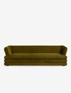 Babs Sofa By Sarah Sherman Samuel -Furniture Store StackedSofa VerdeVelvet 96 L0472580 4026 Product