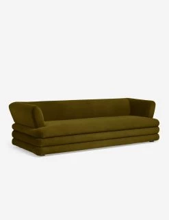 Babs Sofa By Sarah Sherman Samuel -Furniture Store StackedSofa VerdeVelvet 96 L0472580 4028 Product