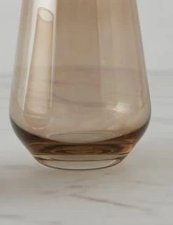 Stemless Wine Glass (Set Of 2) By Estelle Colored Glass -Furniture Store StemlessWineGlass setof2 byEstelleColoredGlass AmberSmoke A0655264 17544