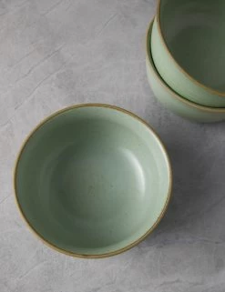 Nature Cereal Bowls (Set Of 6) By Thomas For Rosenthal -Furniture Store ThomasNatureS 6CerealBowls Leaf 4589