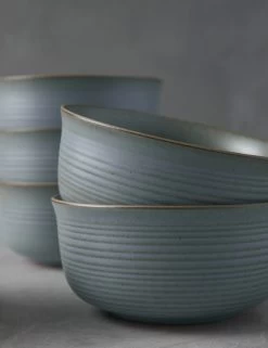 Nature Cereal Bowls (Set Of 6) By Thomas For Rosenthal -Furniture Store ThomasNatureS 6CerealBowls Water 4609