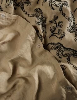 Tiger Hemp Duvet Cover By Sarah Sherman Samuel -Furniture Store TigerHempReversible Queen Full A0656719 1 Product
