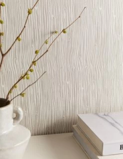 Triana Wallpaper -Furniture Store TrianaWallpaperSwatch Taupe 1428 SITECROP STUDIOLIFESTYLE