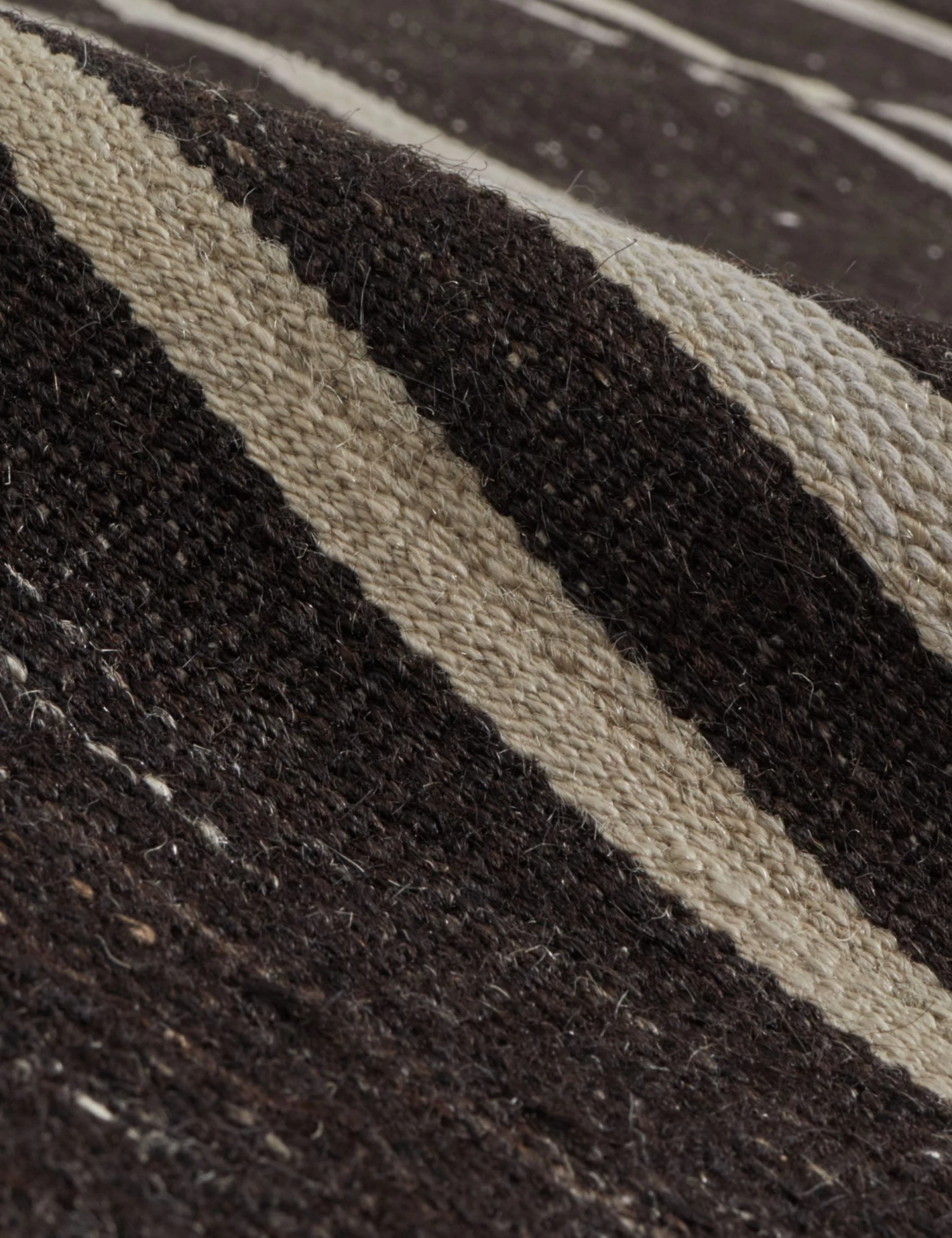 Vintage Kilim Hand-Knotted Wool Rug No. 8, 6'8" X 7'1" - Image 3