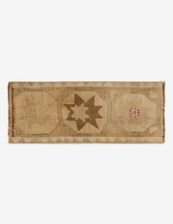 Vintage Turkish Mini Rug No. 170, 1'6" X 3'1"