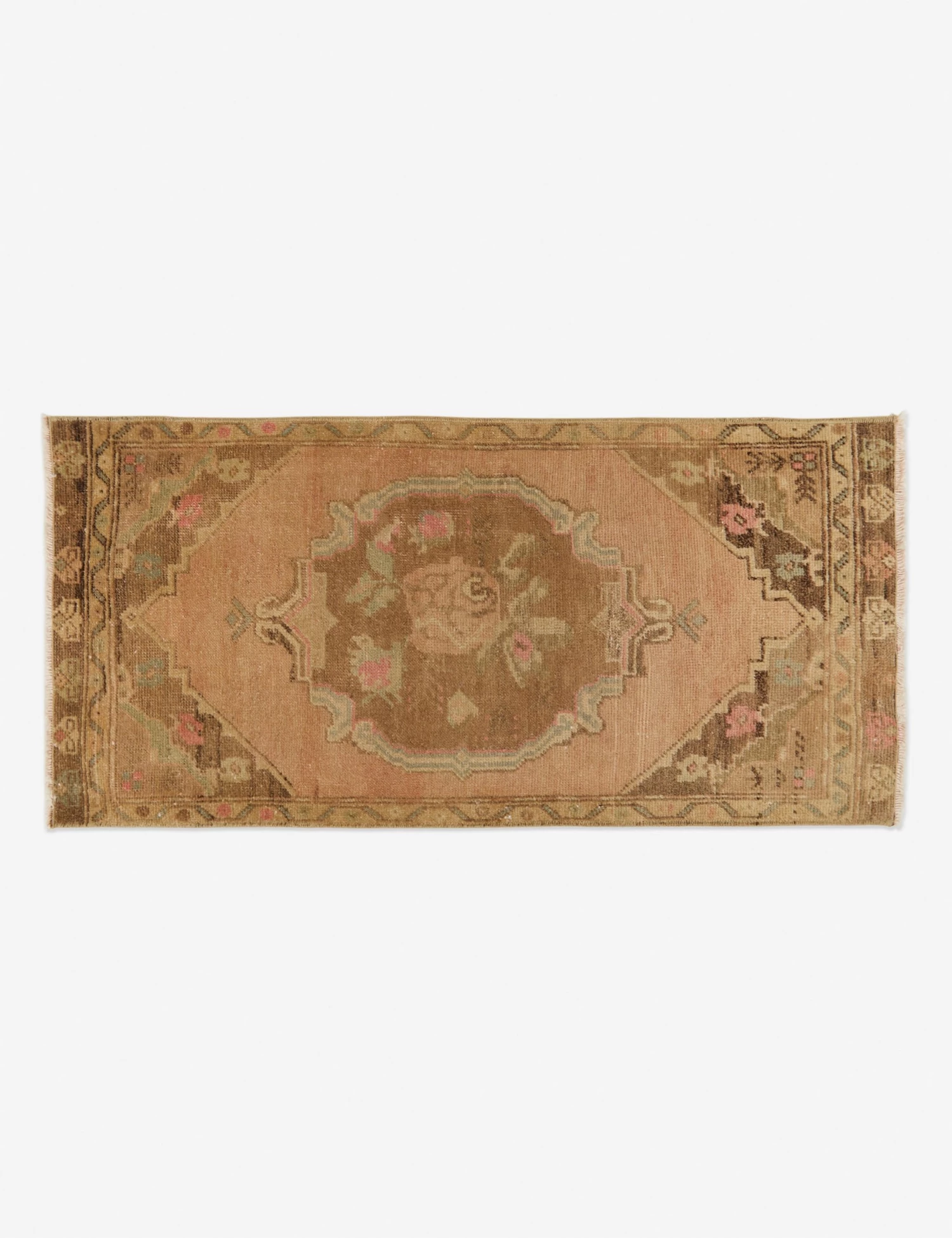 Vintage Turkish Mini Rug No. 98, 1'6" X 3'4" - Image 2