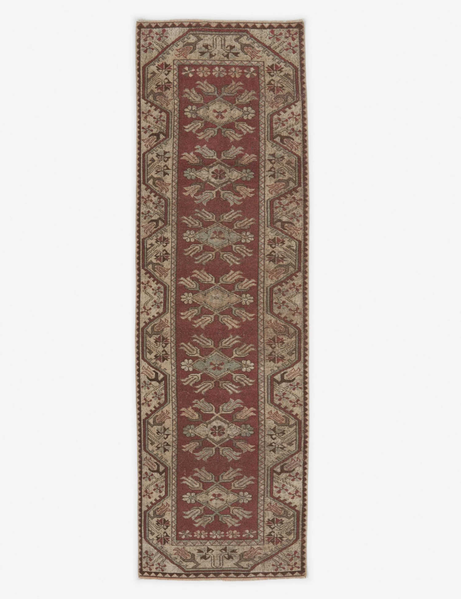Vintage Turkish Runner Rug No. 15, 2'10" X 9'7" 1 Vintage Turkish Runner Rug No. 15, 2'10" X 9'7"