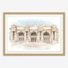 Watercolor Of The Met Museum Wall Art