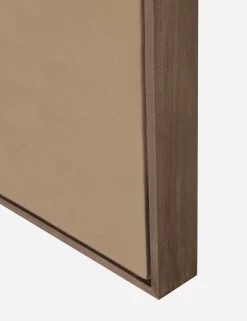 Organic Silkscreen No. 5 Wall Art By Visual Contrast -Furniture Store Walnutframeprofile Khakicanvas 89a6fd00 484d 409f 964a ddf89d176498