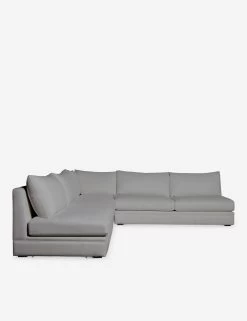 Winona Armless Corner Sectional Sofa -Furniture Store WinonaArmless3PieceCornerSectional KleinSilver 12866 SITECROP