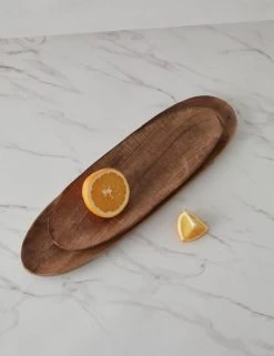 Zidane Trays (Set Of 2) -Furniture Store ZidaneNestingWoodenTrays Setof2 14495