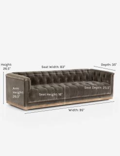 Afia Sofa, Sapphire Birch -Furniture Store afia sofa birch