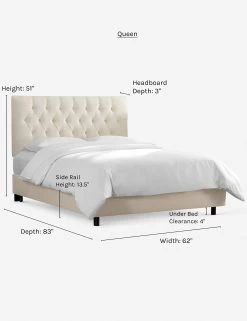 Amarise Bed -Furniture Store amarise bed talc queen