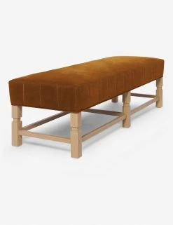 Ambleside Bench By Ginny Macdonald -Furniture Store ambleside bench velvet cognac 3 3938644d 21df 4fde 86fd 6889fba1be00