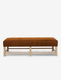 Ambleside Bench By Ginny Macdonald -Furniture Store ambleside bench velvet cognac 4 e15a5c85 a0a3 4928 8564 cffcba36b237