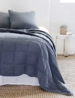 Antwerp Coverlet By Pom Pom At Home -Furniture Store antwerpnavy
