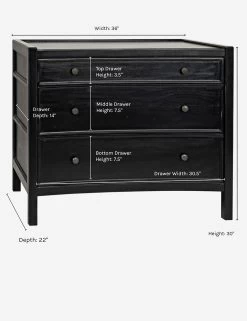 Artesia Dresser -Furniture Store artesia dresser black 1