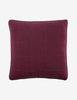 Antwerp Large Quilted Euro Sham By Pom Pom At Home