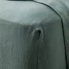 European Flax Linen Fitted Sheet By Cultiver
