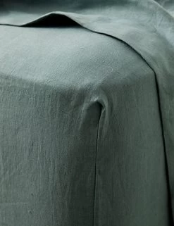 European Flax Linen Fitted Sheet By Cultiver