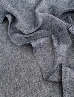 Linen Bedding, Flat Sheet By Cultiver -Furniture Store cultiver linen bedding indigo flat sheet 1