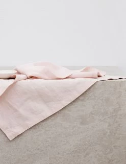 Linen Table Napkins (Set Of 4) By Cultiver -Furniture Store cultiver linen table napkins set of 4 blush 1