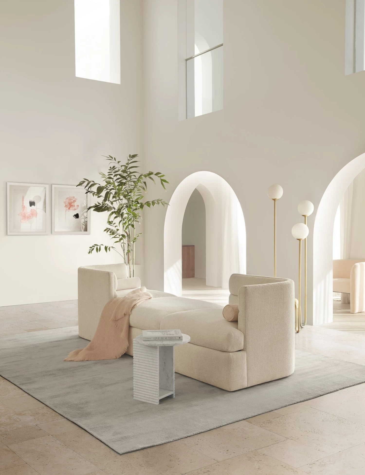 Pale Bloom A Print (Set Of 2) 2 Pale Bloom A Print (Set Of 2) - Image 2