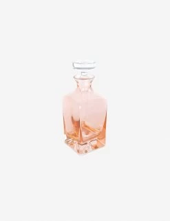 Decanter By Estelle Colored Glass -Furniture Store ecdecanterblushpink501 2