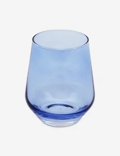 Stemless Wine Glass, (Set Of 6) By Estelle Colored Glass -Furniture Store estelle stemware cobalt 317 408768fe 6589 44f9 ba47 f4014de846de