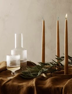 Ripple Wine Glasses (Set Of 2) By Ferm Living -Furniture Store fermLIVING CandleHolderCircle DippedCandles image